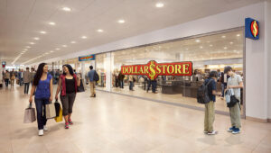 Visualisering av Dollarstores kommande butik